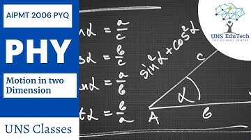 AIPMT 2006:For angles of projection of a projectile at angles (45 ∘ −θ) and (45 ∘ +θ) , the horizont