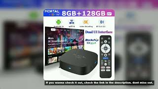 2025 New Android TV Box T1+ Rockchip RK3518 Android 16 8GB RAM 128GB ROM WiFi 6 BT 5.4 Dual UI 8K Ul screenshot 5