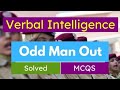 Verbal Odd Man Out 3 Categories to Solve Very Easy Method