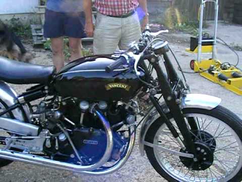 1950 VINCENT BLACK LIGHTNING BRITISH RACING BIKE