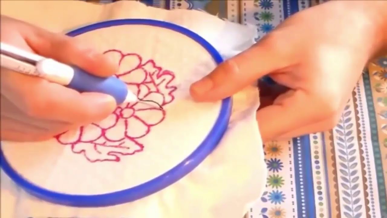 Magic embroidery pen  youtube Magic embroidery pen  youtube