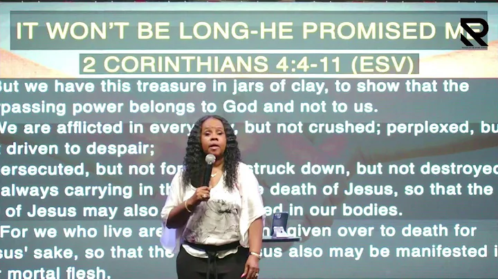 Pastor Caron Jones- "It wont be long, he promised ...