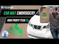 EMBROIDERY On Car Mat | Thickest & Hardest Material | FREE Design Download (EMB Hub Ep121)