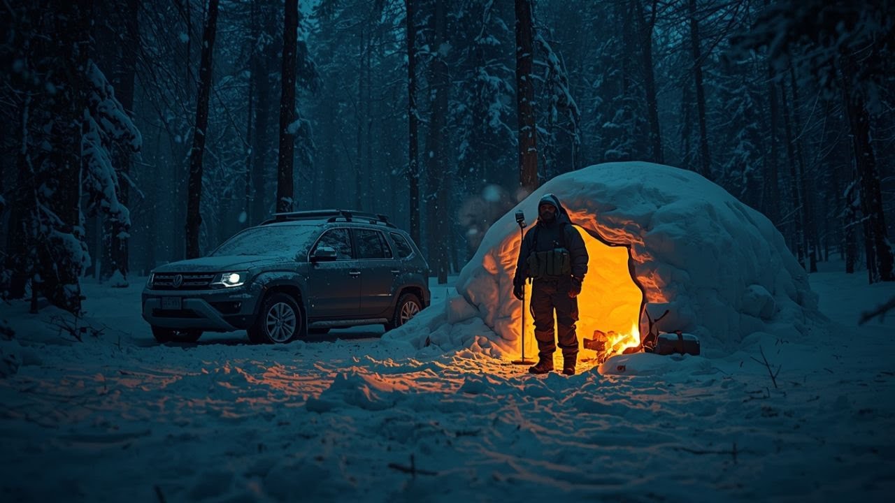 Want to SURVIVE Extreme Cold? Watch This Car Shelter Build Now