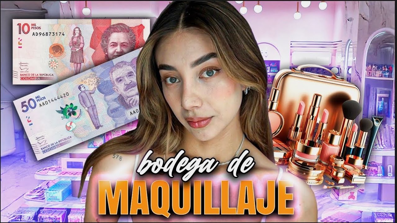 60mil pesos colombianos en una BODEGA DE MAQUILLAJE 💄 | Lauri