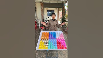 Sorting Balls Perfectly – Puzzle Game Glory #satisfying #colorball #colorgame