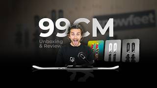 Ultimate Short Skis Snowfeet Skiblades 99 Cm