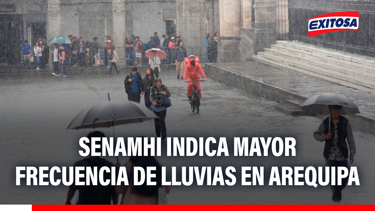 🔴🔵Lluvias en Arequipa: Desde el 15 de enero la frecuencia de las precipitaciones serán más regulares