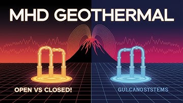 Physics of MHD Geothermal Energy Systems: Open vs Closed Loops & Their Volcano Connection