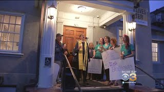 Candlelight Vigil Held For Sexual Assault Victims