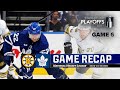 Gm 6 bruins  maple leafs 52  nhl highlights  2024 stanley cup playoffs