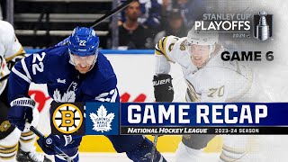 Gm 6: Bruins @ Maple Leafs 5/2 | NHL Highlights | 2024 Stanley Cup Playoffs screenshot 2