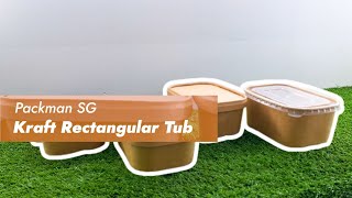 Packman SG - Kraft Rectangular Tub