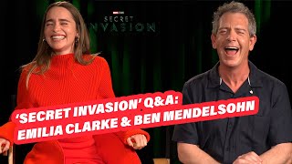 Emilia Clarke Mimics Ben Mendelsohn From Marvel’s ‘Secret Invasion’
