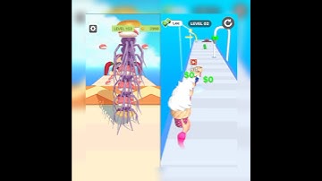 Sandwich Runner VS Ice Cream Stack ! #gameplay #games #iosgameplay (Android, iOS)