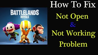 How To Fix Battlelands Royale Game Not Working Problem Android  - Battlelands Open Problem Solved screenshot 2