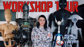 My Full Workshop Tour: Life Size Star Wars Props & 3D Printing