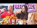 WAS THIS PREGNANCY PLANNED? DUE DATE? WEIRD CRAVINGS? PREGNANCY MUKBANG!!!!!