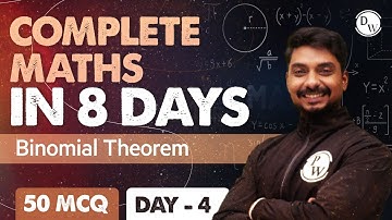 Binomial Theorem in One Shot - 50 MCQs | Maths NDA -1, 2022