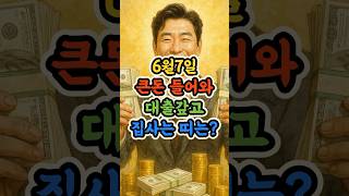 6월 7일 큰돈 들어와 대출갚고 집사는 띠 바로 알려드립니다 #6월운세 #재물운 #돈복 #행운의날 #행운마당 #부자운 #띠운세