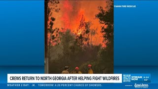 Crews continue to battle to contain south Georgia wildfires