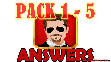 Guess the Celebrity Pack 1 - 5 - All Answers - Walkthrough ( By Taps Arena )