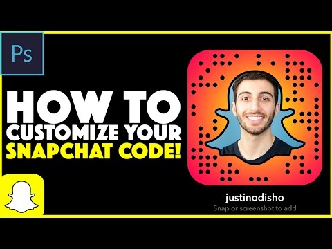 How To Customize Your Snapchat Snapcode In Photoshop Tutorial