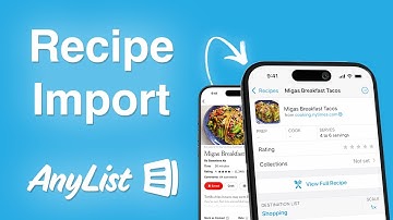 Importing Recipes into AnyList