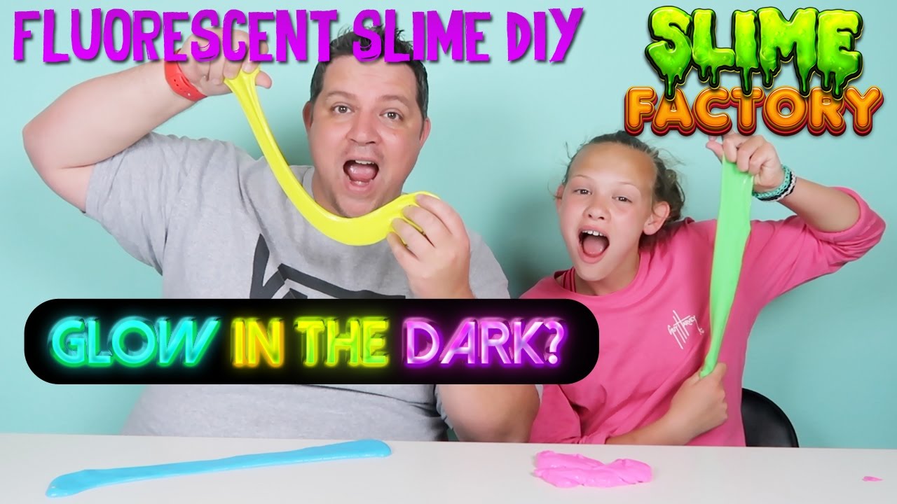 Slime Factory Fluorescent Slime Diy Glow In The Dark