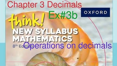 Ex#3b Q#8,12 | Conversion of units | Chapter 3 Decimals| Think New Syllabus Mathematics Book 1 