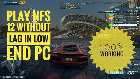 How to fix lag in NFS 2012 100% working in low end pc  #NFS12 #EDUCATION