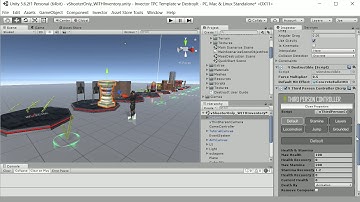 Invector TPC with DestroyIt Player Controller Test