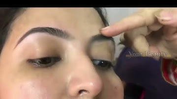 Thick to Thin Eyebrow Threading || EyeBrow Threading Tutorial Step By Step