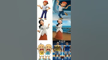 🌈Upin - Ipin In Real life : Gymer Upin, Brave Ipin,  Kak Ros, Mei Mei, Opah #upinipin  #shorts