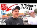 We Went To 13 Thrift Stores In 12 Hours!