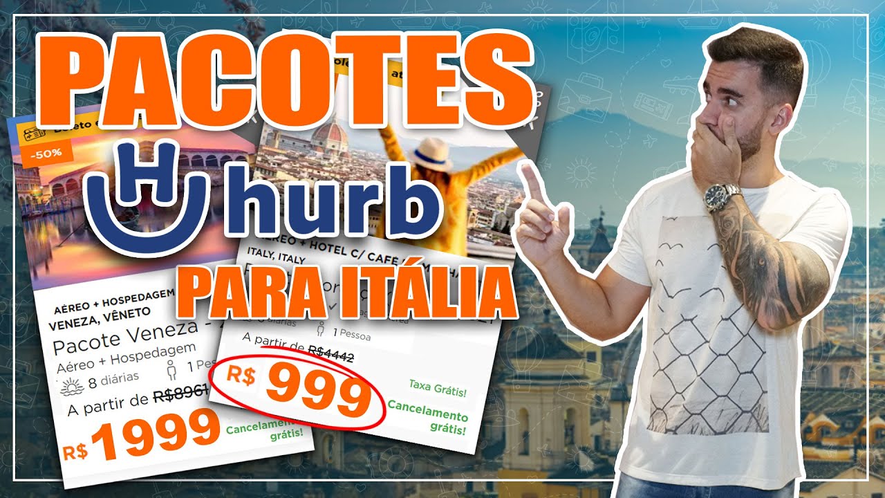 Pacotes e promoções do Hotel Urbano para ITÁLIA! Hurb é confiável? Vale a pena?