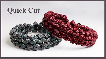 Loop And Knot Style "Sanctuary" Paracord Bracelet Design Quick Cut