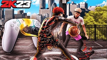 EASIEST DRIBBLE TUTORIAL IN NBA2K23 | Step by Step Tutorial w/ Handcam AVANCED DRIBBLE COMBOS