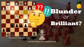 Italian Game Is This Move A Blunder Or Brilliant?