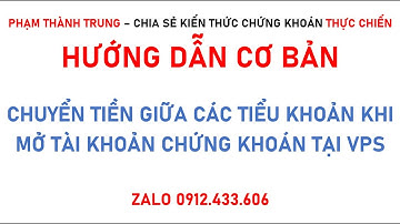 VPS - Cách chuyển tiền và sử dụng tài khoản margin đuôi 6 | Tiểu khoản ký quỹ | Phạm Thành Trung