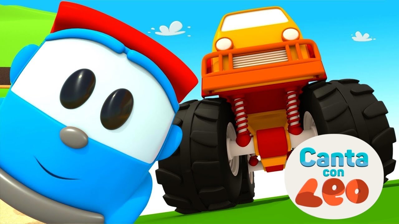 Canta con Leo el Camión - Camiones de construcción y vehículos de emergencia 30 minutos en español