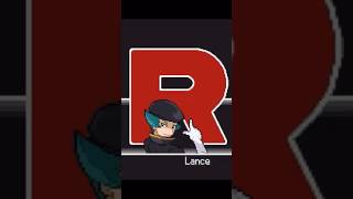 Pokémon HGSS Lance Commandant de la TEAM ROCKET #shorts #shortvideo #pokemon