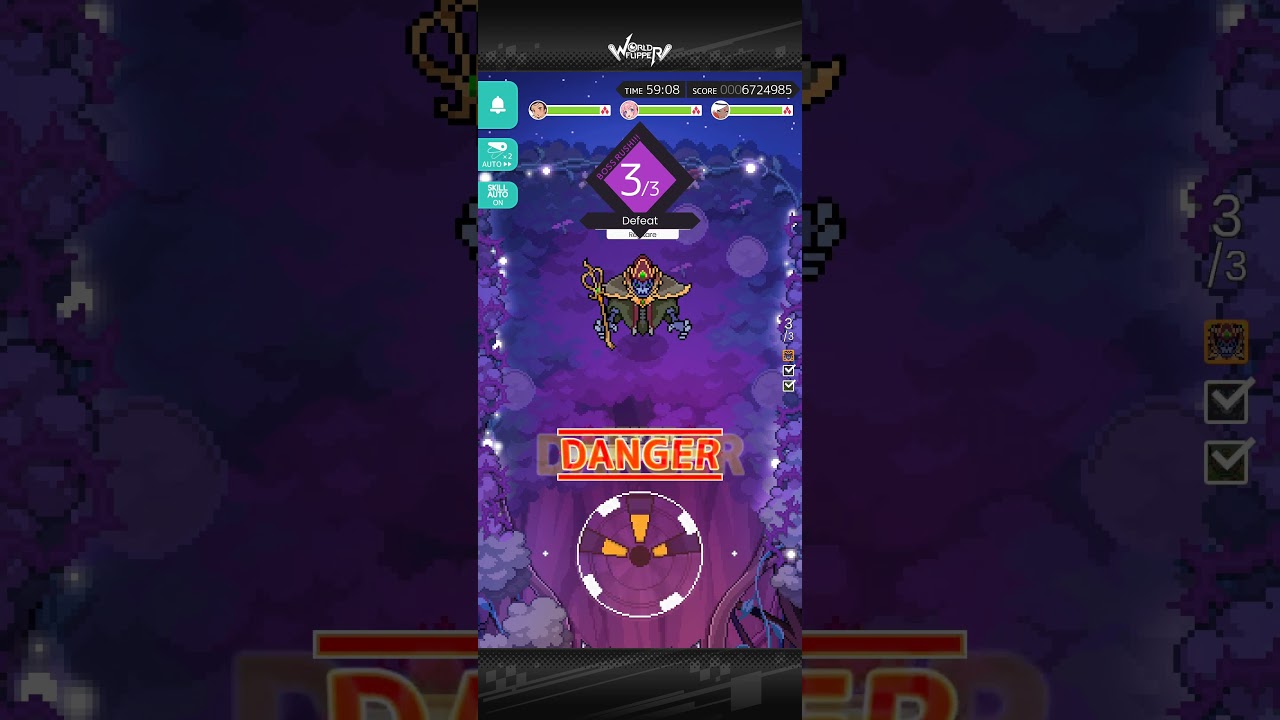 World Flipper Fire Team Lvl 70 Lab speed run (90sec average)