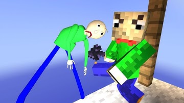 Baldi got your skin in Minecraft? Baldi