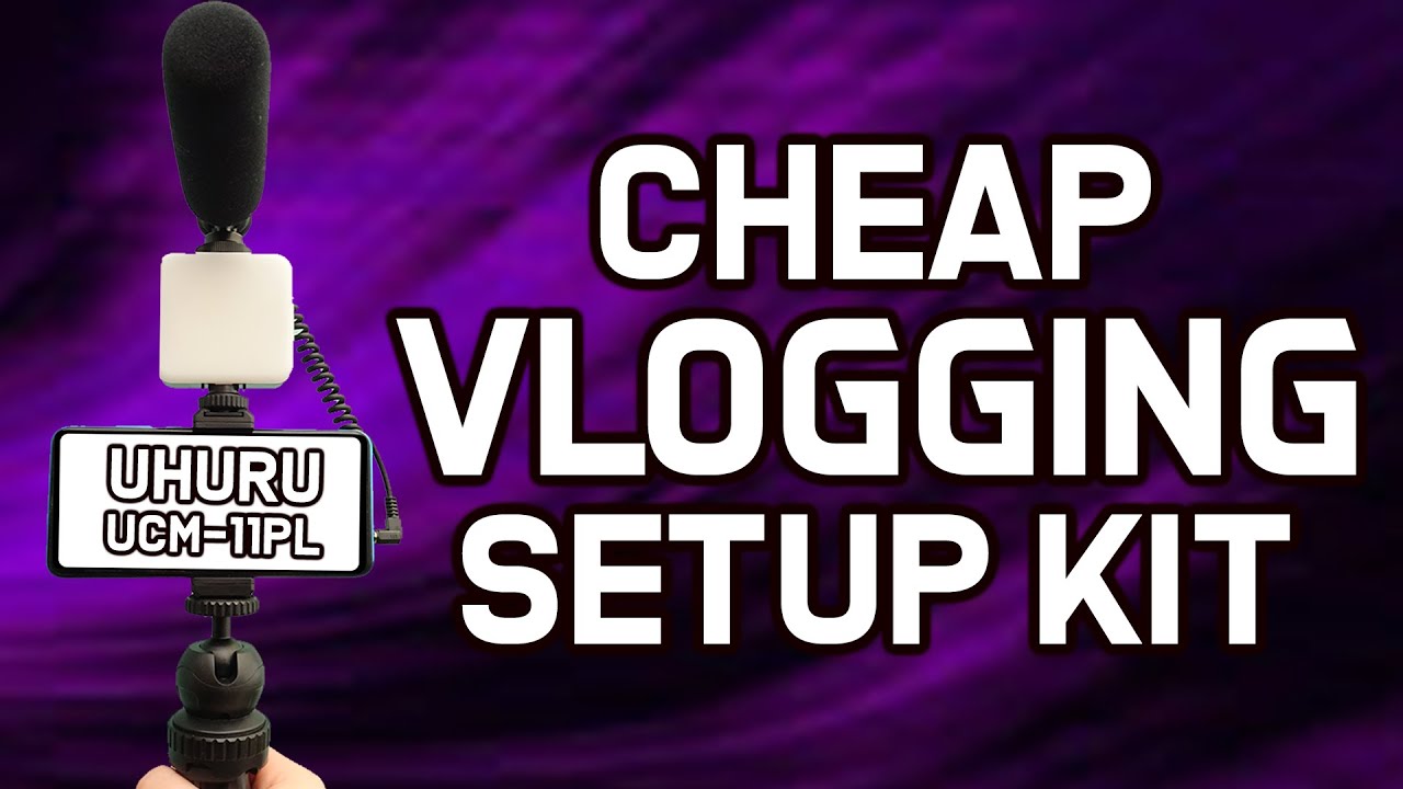 Cheap Vlogging Setup Kit - Uhuru UCM-11PL Microphone Review 2021