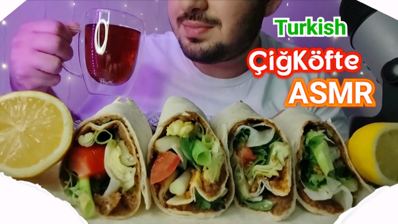 Çiğköfte Dürüm Türkçe ASMR - Sohbet Eşliğinde #türkçeasmr 