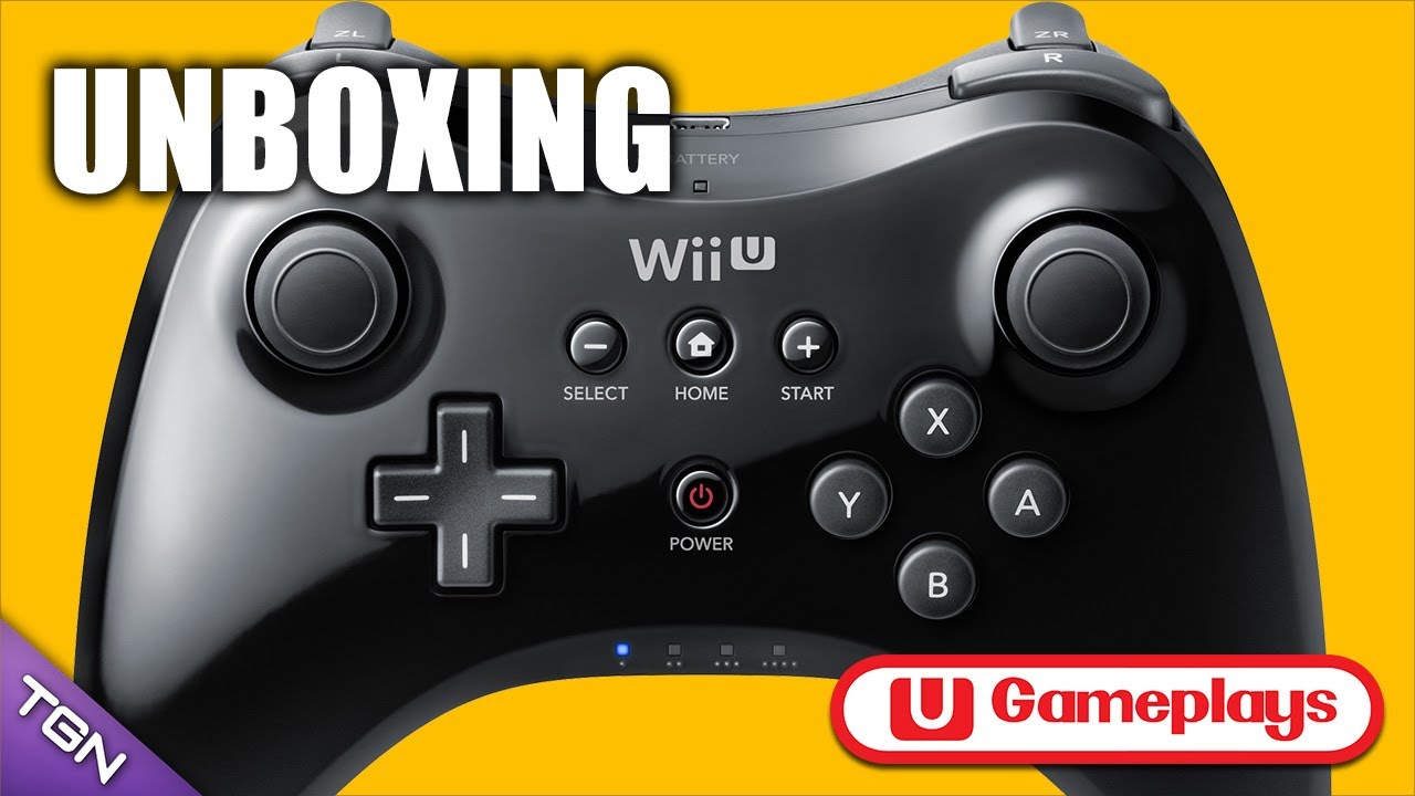 Wii U Pro Controller Wii U Gameplays Unboxing Español HD YouTube