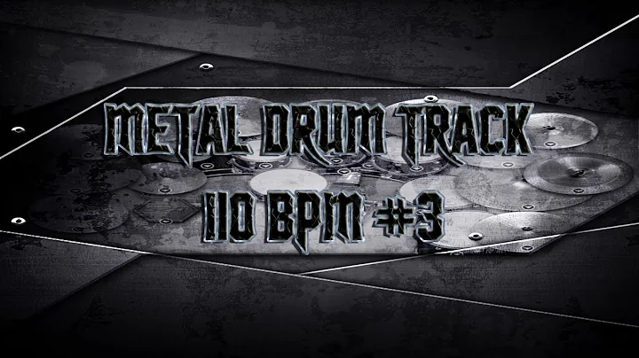 Groovy Metal Drum Track 110 BPM | Preset 2.0 (HQ,HD)