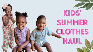 Toddler Girl and Baby Boy Summer Clothes Haul | Kids Summer Clothes Haul | Affordable Kids Clothes by Phillips Fam Baby Journey 213 views 2 years ago 8 minutes, 27 seconds