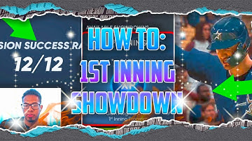 How To COMPLETE The 1st Inning SHOWDOWN 100% Of The Time Walkthrough/Guide MLB The Show 21 2x XP